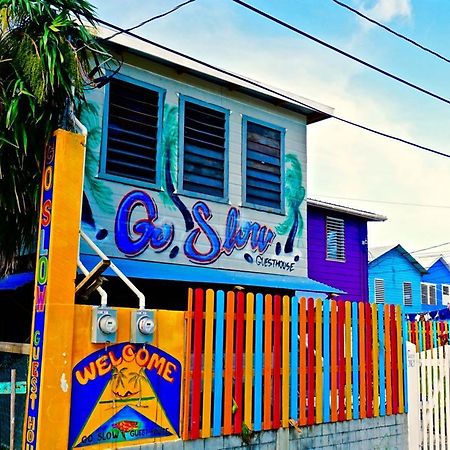 Go Slow Guesthouse Caye Caulker Bagian luar foto