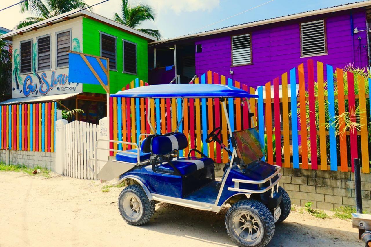 Go Slow Guesthouse Caye Caulker Bagian luar foto